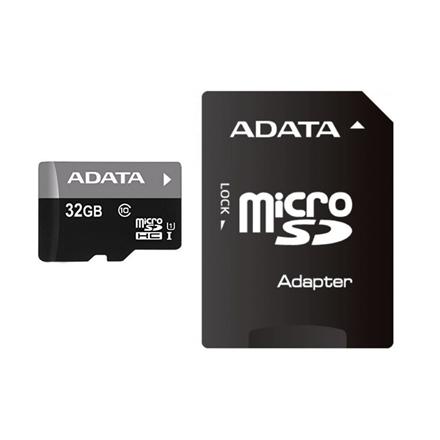 ADATA | Premier UHS-I | 32 GB | MicroSDHC | Flash memory class 10 | Adapter 228850