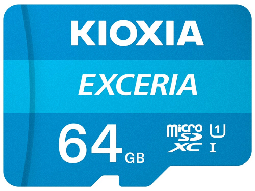 Kioxia Exceria memory card 64 GB MicroSDXC Class 10 UHS-I