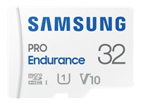 SAMSUNG PRO Endurance microSD Class10 32GB incl adapter R100/W30 up to 17520 hours