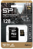 Silicon Power Memory card microSDXC High Endurance 128GB V30 UHS-1 U3 A1 24/7 + ADAPTER microSD-SD