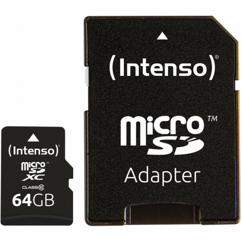 CARD 64GB Intenso 3413490 MicroSDXC 20MB/s