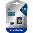 CARD 512GB Verbatim MicroHC Pro Class 10 + Adapter retail