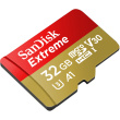 CARD 32GB SanDisk Extreme MicroSDHC 100MB/s for action cams/drones +Adapter