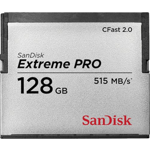 CARD CF Card 128GB SanDisk Extreme PRO CFast CompactFlash Speicherkarte 525MB/s