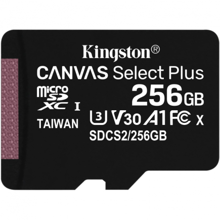 CARD 256GB Kingston Canvas Select Plus microSDXC 100MB/s