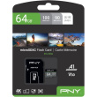 CARD 64GB PNY PRO Elite MicroXC 100MB/s +Adapter