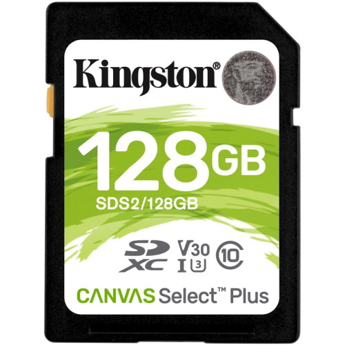CARD 128GB Kingston Canvas Select Plus XC 100MB/s