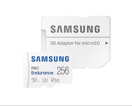 Samsung PRO Endurance MB-MJ256KA - Flash memory card (microSDXC to SD adapter included) - 256 GB - Read 100Mb/S
