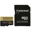 CARD CF 32GB Transcend Hochbelastbar microHC/SD-Adapter inbegriffen