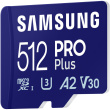 CARD 512GB Samsung PRO Plus micro UHS-I U3 Full HD 4K UHD