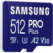 CARD 512GB Samsung PRO Plus micro UHS-I U3 Full HD 4K UHD