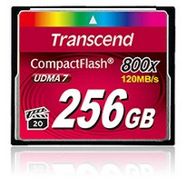 CARD CompactFlash Card 256GB Transcend TS256GCF800. MLC