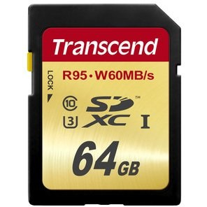 CARD Card 64GB Transcend SDXC UHS-I U3 95/60 MB/s