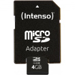 CARD 4GB Intenso MicroHC 21MB/s +Adapter