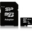 CARD Micro Card 16GB Silicon Power UHS-1 Elite/CL.10 inkl. Adap