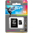 CARD Micro Card 16GB Silicon Power UHS-1 Elite/CL.10 inkl. Adap