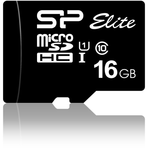 CARD Micro Card 16GB Silicon Power UHS-1 Elite/CL.10 inkl. Adap