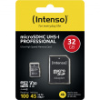 CARD Intenso Speicherkarte microHC Professional 32 GB