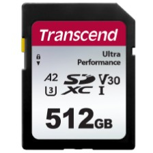 CARD Card 512GB Transcend SDXC SDC340S 160/90 MB/s