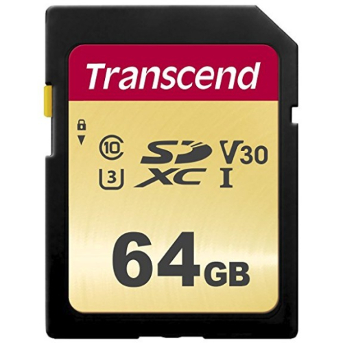 CARD Card 64GB Transcend SDXC SDC500S 95/60 MB/s