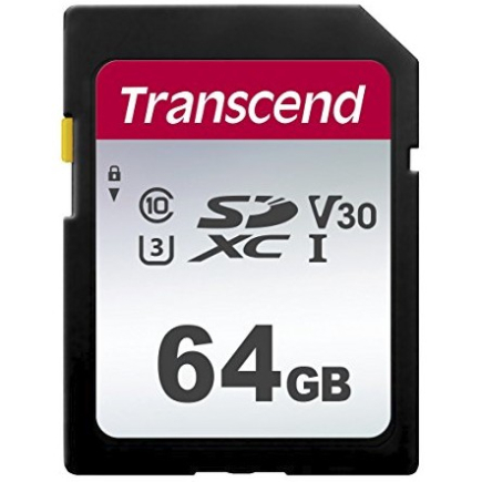 CARD Card 64GB Transcend SDXC SDC300S 100/20 MB/s