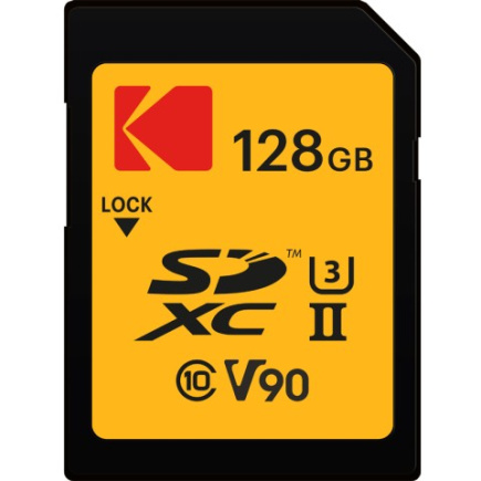 CARD Kodak 128GB UHS-II U3 V90 Ultra Pro