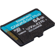 CARD KINGSTON 64GB microXC Canvas Go Plus Gen4 200MB/s A2 U3 V30 Card + Adapter