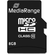 CARD MEDIARANGE 8GB microSDHC - 8 GB - MicroSDHC - Klasse 10 - Schwarz