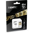 CARD Emtec m64GB UHS-I U3 V30 A1 SpeedIN Pro + Adapter