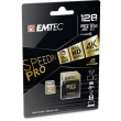 CARD Emtec m128GB UHS-I U3 V30 A1 SpeedIN Pro + Adapter