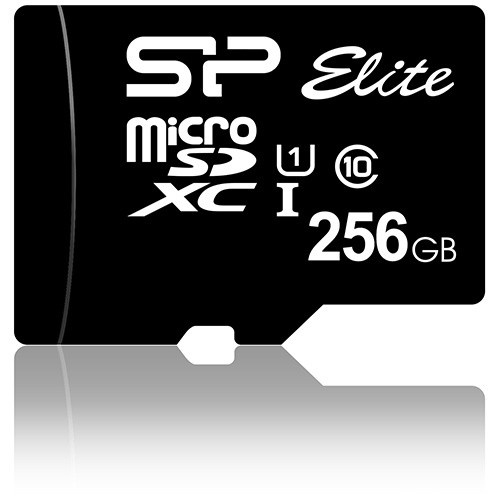 CARD Micro256GB Silicon Power UHS-1 Elite/CL.10 inkl. Adap