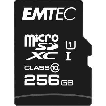 CARD Emtec m256GB UHS-I U1 EliteGold + Adapter