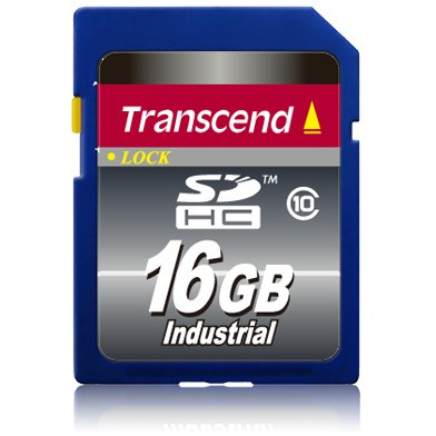 CARD TRANSCEND 16GB SDHC Card Class 10 Industrie