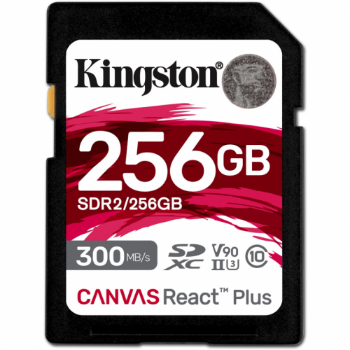 CARD 256GB Kingston Canvas React Plus XC 300MB/s
