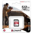 CARD 512GB Kingston Canvas React Plus XC Klasse 10 UHS-II U3 V60