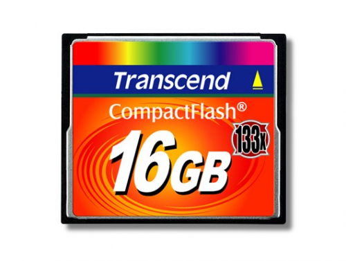 CompactFlash Card  16GB Transcend TS16GCF133, MLC