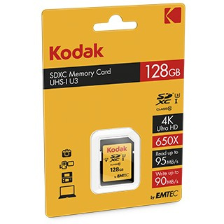 CARD Kodak 128GB UHS-I U3 V30 Ultra