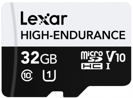 Lexar microSD High Endurance card 32GB C10 A1 U1 V10 100/30MB/s