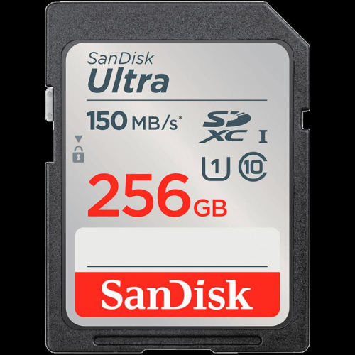 SanDisk Ultra 256GB SDXC Memory Card 150MB/s