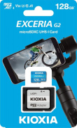 Kioxia Card microSD 128GB Gen2 UHS-I U3 V30 adapter Exceria