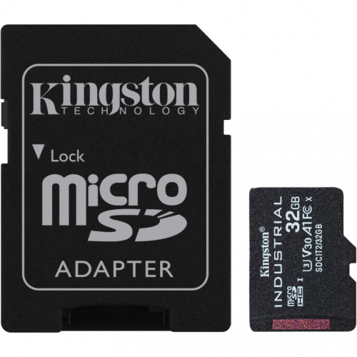 CARD 32GB Kingston Industrial microHC 100MB/s +Adapter