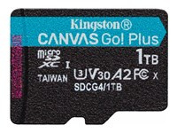 KINGSTON 1TB microSDXC Canvas Go Plus Gen4 200R A2 U3 Single Pack w/o ADP