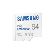 Samsung | PRO Endurance | MB-MJ64KA/EU | 64 GB | MicroSD Memory Card | Flash memory class U1, V10, Class 10 | SD adapter