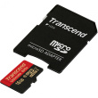CARD microSD Card 16GB Transcend SDHC UHS1 600x w/Adap.