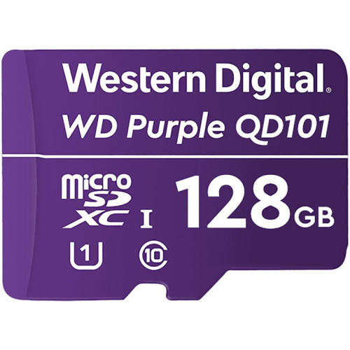 CARD 128GB WD Purple MicroSDXC +Adapter