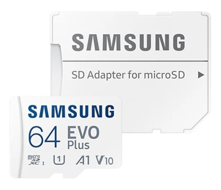 Samsung Memory card microSD MB-MC64SA EU EVO Plus 64GB + adapter