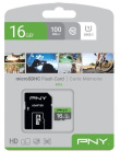 PNY Memory card microSDHC Elite 16GB P-SDU16GU185GW-GE