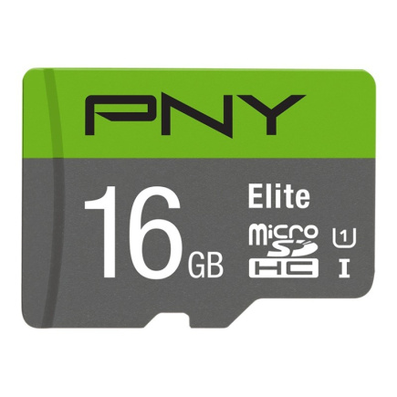 PNY Memory card microSDHC Elite 16GB P-SDU16GU185GW-GE