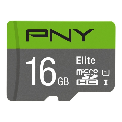PNY Memory card microSDHC Elite 16GB P-SDU16GU185GW-GE