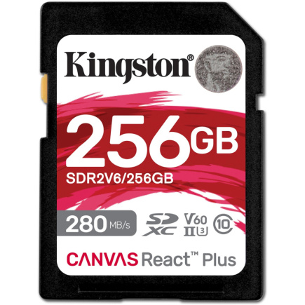 CARD Card 256GB Kingston XC React+ 280R/150W Reader retail retail